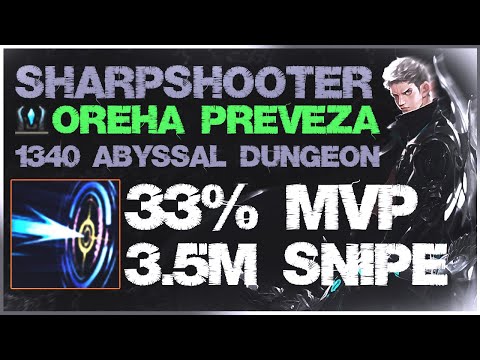 Lost Ark *33% MVP* Oreha Preveza - 1340 Abyssal Dungeon - Sharpshooter DEATHSTRIKE Raid PVE Build