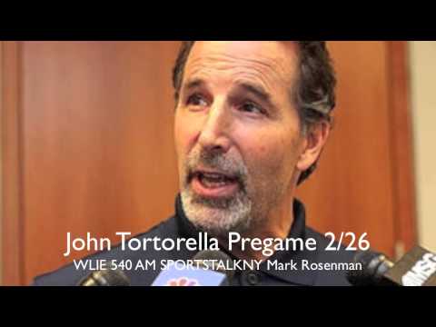John Tortorella PreGame 2/26 Vs Winnipeg Jets