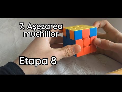 Cum sa rezolvi cubul rubik, cea mai simpla metoda | Etapa 8