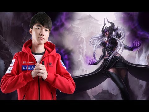 SKT Faker as Syndra vs Ekko mid S7 Ranked gameplay