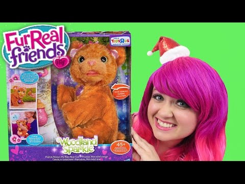 FurReal Friends Peanut Butter My Baby Bear Cub Woodland Sparkle | TOY REVIEW | KiMMi THE CLOWN Video