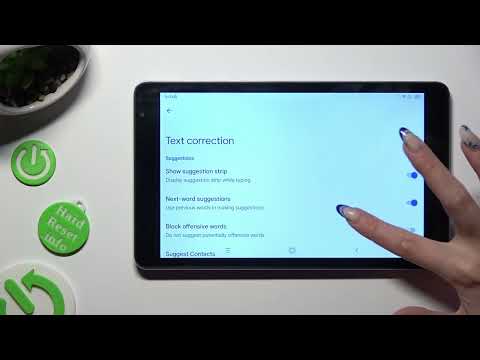 How to Enter Text Correction Options on Blackview Tab 6?