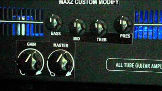 Video thumbnail for Kustom The Defender 5H modify with Gibson LP Studio by Maxz DAD audio