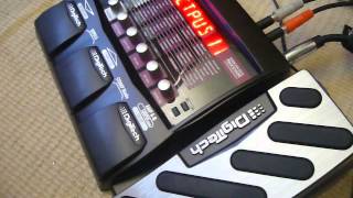 Video thumbnail for Digitech BP355 bass multi effects with BARITONE guitar by Gearfacts