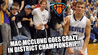 Mac McClung CLUTCHES UP in MOST IMPORTANT Game of the Season!! | Gate City vs Central Full Recap