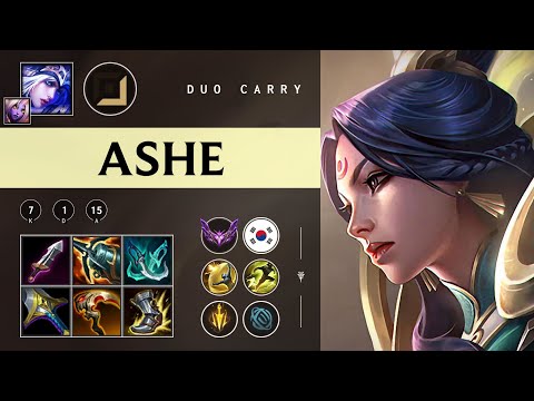 Ashe ADC vs Vayne - KR Master Patch 25.24