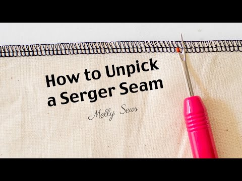 How to Undo Serger Stitches - Easy!