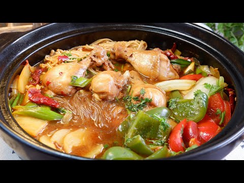 Our Friends are CRAZY for this! Fragrant Spicy Chicken Pot 香辣奇味鸡 Chinese Braised Chicken Recipe