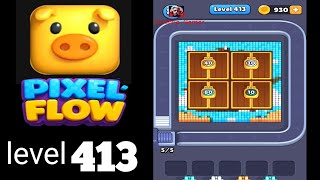 Pixelflow level 412 Guide Walkthrough Solution