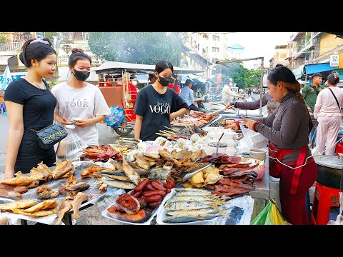 Most Popular Street Food Compilation! Most Delicious Street Food Collection in Cambodia Market