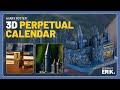 Video: Calendario Perpetuo Harry Potter Hogwarts 14 cm