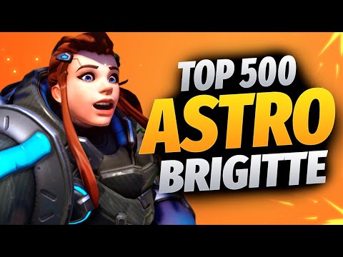 FunnyAstro Pro Brigitte Gameplay - Overawtch Season 19 Top 500
