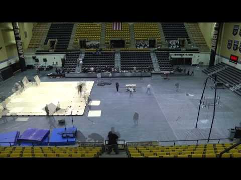 Time Lapse: Christl Arena Goes from Gymnastics to Basketball