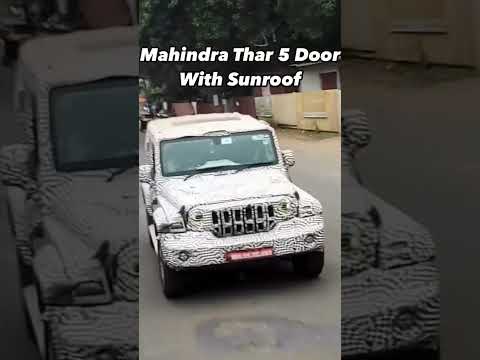 THAR 5 Door spotted👑#youtube #thar #thar5door #trending #trendingshorts #viral #viralvideo #hashtags