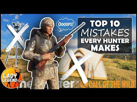 Top 10 DEADLY MISTAKES to AVOID AT ALL COSTS in Call of the Wild!!!