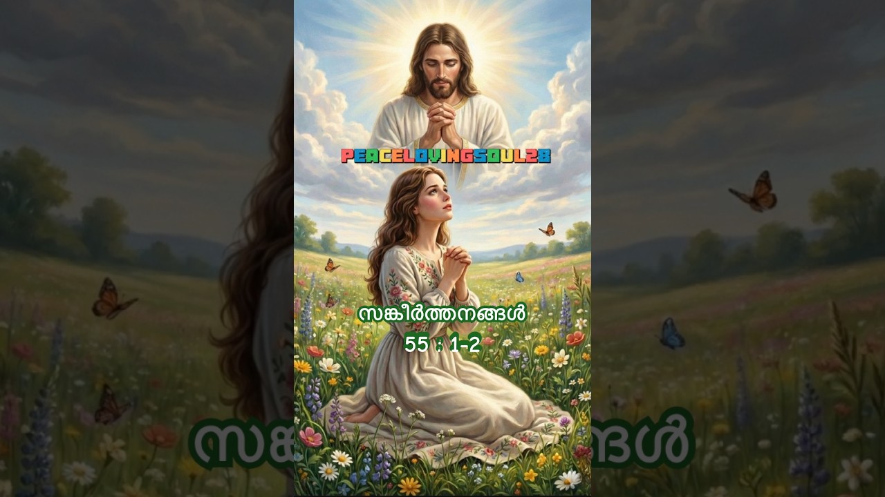 ✨🎀Psalm  55 : 1-2 🎀✨✨🎀സങ്കീര്‍ത്തനങ്ങള്‍ 55 : 1-2🎀✨