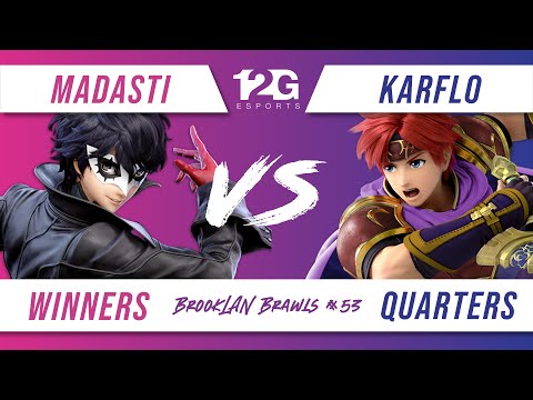 BrookLAN Brawls 53 - Madasti (Pyra/Mythra, Joker) v. Karflo (Roy) - Winners Quarters