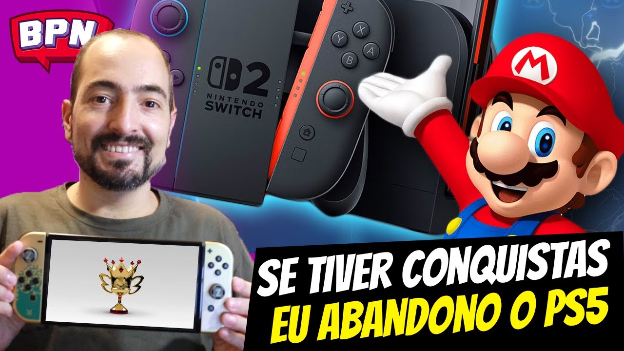Conquistas e Troféus: O ECOSSISTEMA do Nintendo Switch 2 fará TODA DIFERENÇA!
