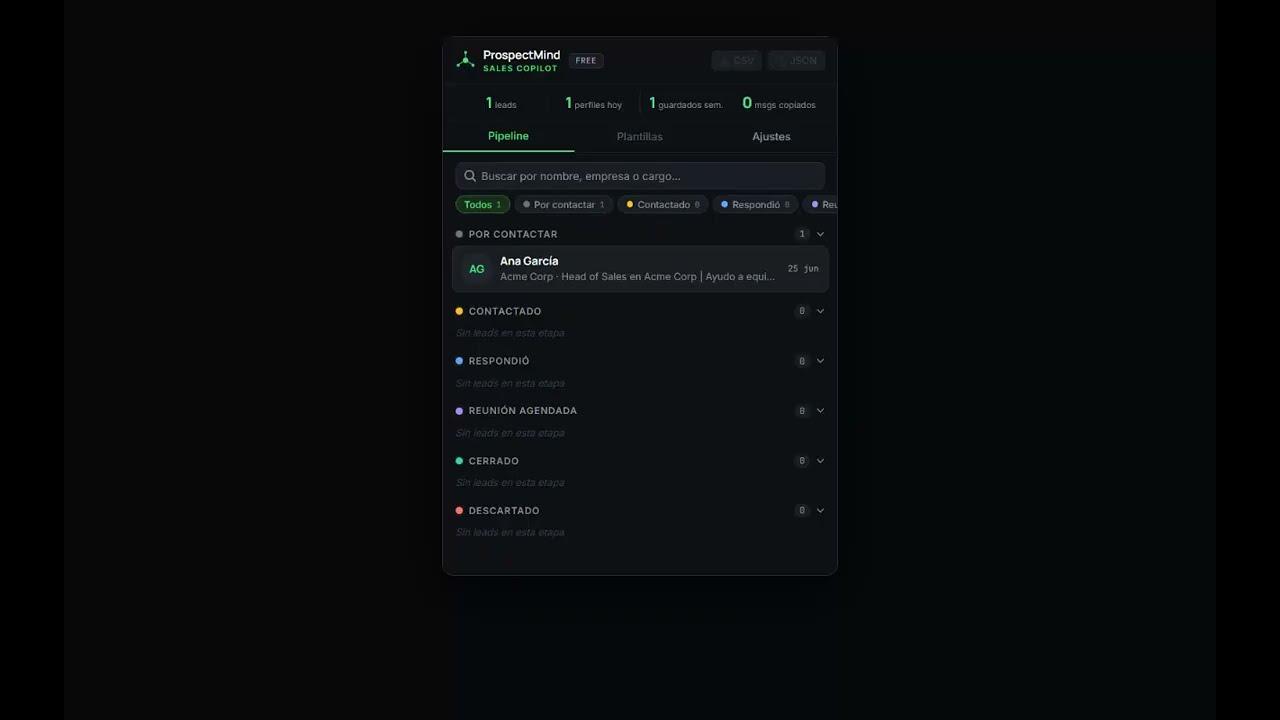 Demo de ProspectMind