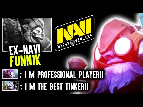 When Professional Player Ex-Navi Funn1k Meets Tinker God Radical - Rip Dota 2
