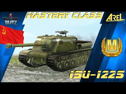 ISU-122S WoT Blitz - quick 4k+ dmg Ace / Mastery Class Serie
