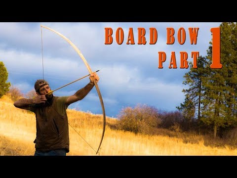 Woodworking ideas - How to build a wood long bow from a Maple Board part 1