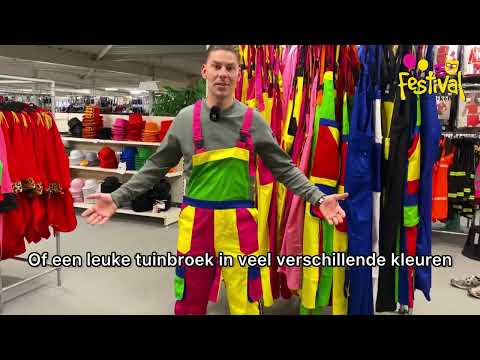 Tuinbroeken & overalls voor carnaval bij Festival in Doetinchem