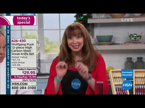 HSN | Chef Wolfgang Puck Holiday Gifts 11.16.2018 - 03 AM