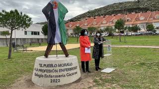 Inauguración escultura  Profesión Enfermera Navalmoral