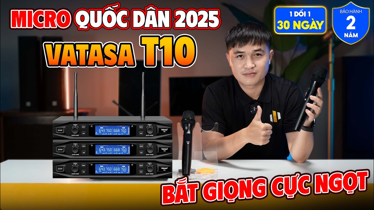 Video sản phẩm Micro Vatasa T10