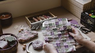 Visual Diary #82 | Making Use of Scrap Fabrics for Patchwork | Sewing Coin Purse with Clasp
