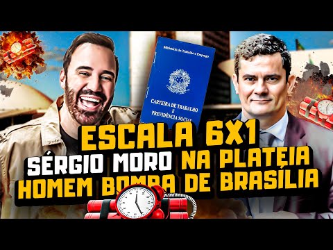 SCALE 6x1 I SÉRGIO MORO AND WOODY PICA PAU IN THE AUDIENCE I BRASILIA BOMB MAN - STAND UP DIOGO P...