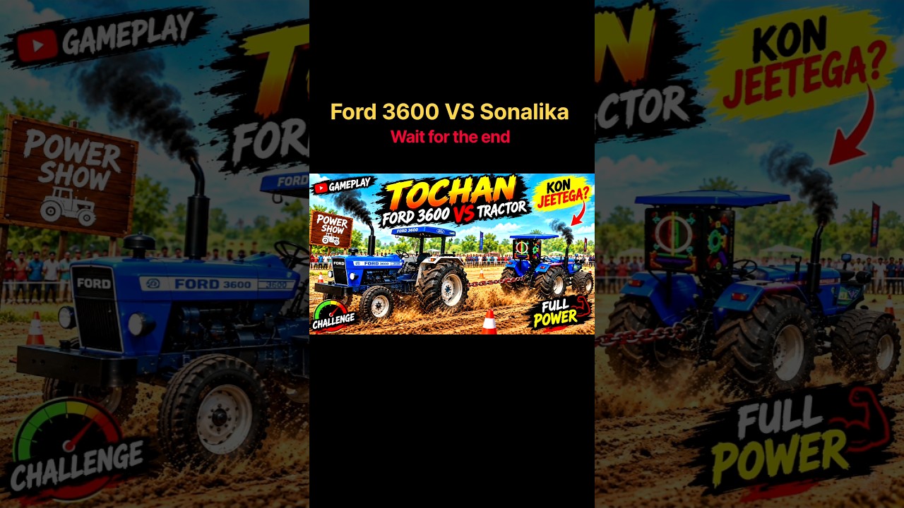 Aaj to Ford 3600 na kamal he kar detya #4x4offroad #anime #funny #bigtrail #prank  #fullpowerbass