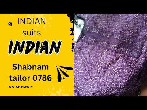INDIAN design suits cutting new design and full video shabnam tailor