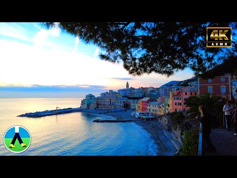 Bogliasco - The Most Beautiful Village on the Italian Riviera - Awesome Hidden Gem Village 4K ASMR