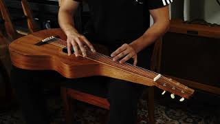 Video thumbnail for Richard Wilson Weissenborn Guitar -  Tasmanian Blackwood - Style 1 - Serial RW2320-410 by Richard Wilson Guitars