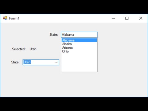 C# Tutorial - How to use a Combobox in C#.NET | FoxLearn