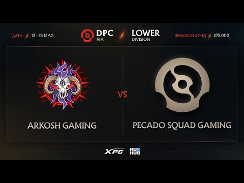Arkosh Gaming vs Pecado Squad Gaming, Dota Pro Circuit 2021 NA S2, bo3, game 1 [Mila & Smile]