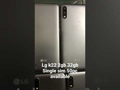 Lg k22 2gb 32gb Single sim 50pc available