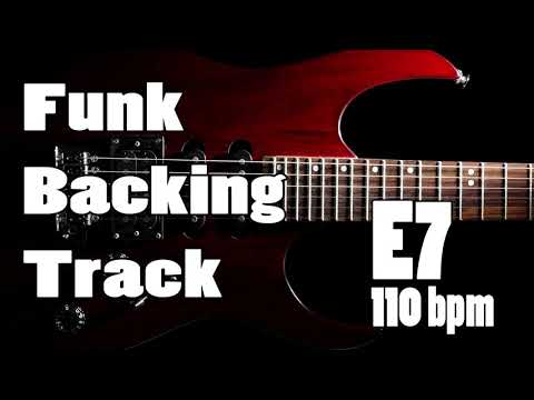 Funk Groove Jamtrack (E7) - 110 BPM (ONLY ONE CHORD)