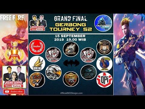 GRAND FINAL TOURNAMENT GERBONG SEASON 2 FREE FIRE INDONESIA !