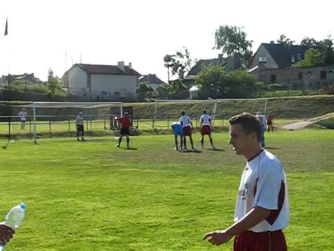 Unia Tczew - Kaszubia Kościerzyna - gol Merchuta