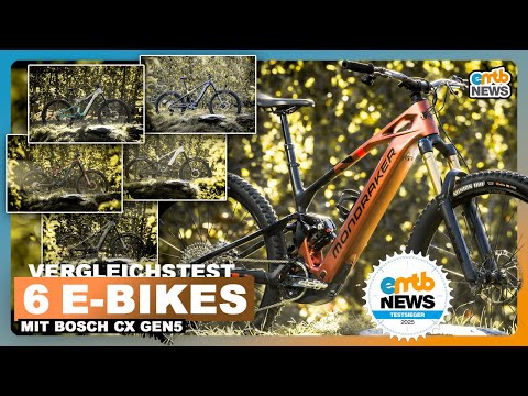 🤩 E-Bikes mit Bosch CX Gen5 im Vergleichstest: Mondraker, Focus, Bulls, Centurion, Ghost und Merida