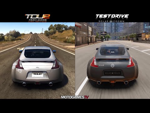 Test Drive Unlimited 2 vs Test Drive Unlimited Solar Crown - Demo Cars Sound Comparison
