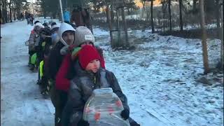 Wideo1: Zimowe Szale�stwo nad zbiornikiem w Zaborowie