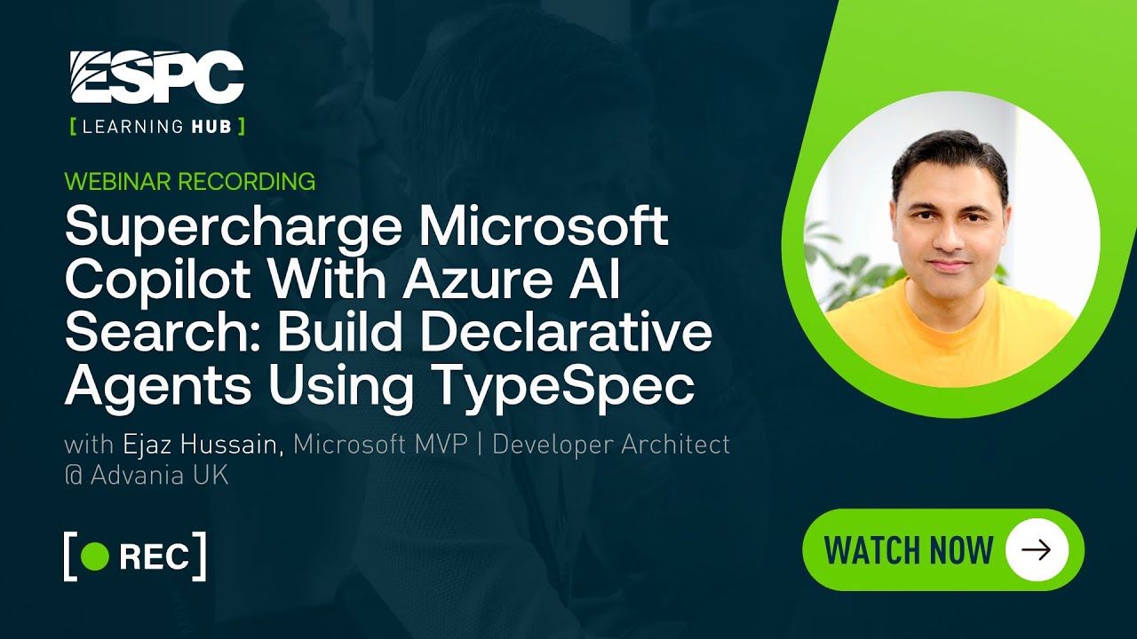 Supercharge Microsoft Copilot With Azure AI Search: Build Declarative Agents Using TypeSpec