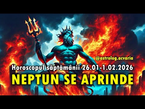 Trezirea din somn 🌟 Bilant neptunian🔵 HOROSCOPUL SAPTAMANII 26.01.-1.02.2026 cu @astrolog.ACVARIA