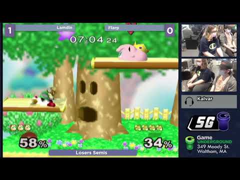 SG 24.9 SSBM - Lamdin (Jigglypuff) vs. Flarp (Fox) - Melee LSF