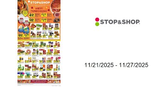 Stop & Shop Weekly Ad  - 11/21/2025 - 11/27/2025