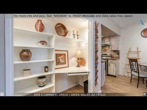 Priced at $193,000 - 2856 S Camino El Greco, Green Valley, AZ 85622